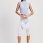 SLEEVELESS ASYMMETRICAL HIGH NECK TOP