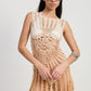 CROCHET COVER UP DRESS WITH BACK CUT OUT