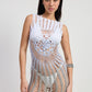 CROCHET COVER UP DRESS WITH BACK CUT OUT