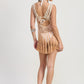 CROCHET COVER UP DRESS WITH BACK CUT OUT