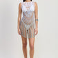 CROCHET COVER UP DRESS WITH BACK CUT OUT