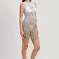 CROCHET COVER UP DRESS WITH BACK CUT OUT