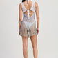 CROCHET COVER UP DRESS WITH BACK CUT OUT