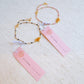 Dainty Color Dots Chain Heart Bracelet