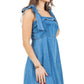 WOMEN FASHION DENIM DRESS