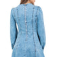 WOMEN FASHION DENIM TWO PIECE SHORT SET