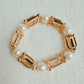 Pearls With U Chain Stretch Bracelet