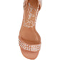 RAG & Co. Klebba Pearls Embellished Satin Sandals