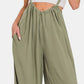 ZENANA Pocketed Wide Strap Wide Leg Overalls