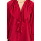 HYFVE " Try to Keep up" Long Sleeve Ruffled Blouse