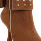 RAG & Co. Piccini Stud Embellished Foldover Boots