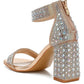RAG & Co. Cady Rhinestones And Sequins Block Sandals
