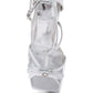 RAG Company Affluence T Strap Stone Encrusted Heeled Sandal