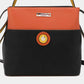 Nicole Lee USA Contrast Leather Shoulder Bag