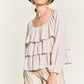 JADE by JANE Tiered flounce designed Top JJT5023