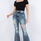 GJG DENIM Storm Bell Bottom Womens Jean