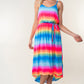 WHITE BIRCH Full Size Ombre Striped Midi Cami Dress