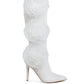RAG & Co. Chinkara Sheer Big Rose Detail Long Boots