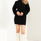 HYFVE Cable-Knit Ribbed Mini Sweater Dress