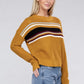 AMBIANCE APPAREL Striped Pullover Knit Sweater