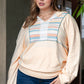 SYNZ Plus Size Hooded Top with Kangaroo Pocket