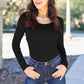 BASIC BAE Full Size Round Neck Long Sleeve Bodysuit