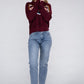 AMBIANCE APPAREL Striped Pullover Knit Sweater