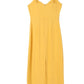 LILOU Casual Summer Tank Strap Dress with Back Split