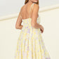 HYFVE Flirty Floral Tie-Strap Midi Dress
