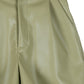 LILOU Vegan leather shorts