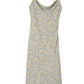 LILOU Casual Floral Print Dress with Cowl Neck & Open Back - SL summer dress