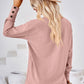 V-Neck Long Sleeve Blouse