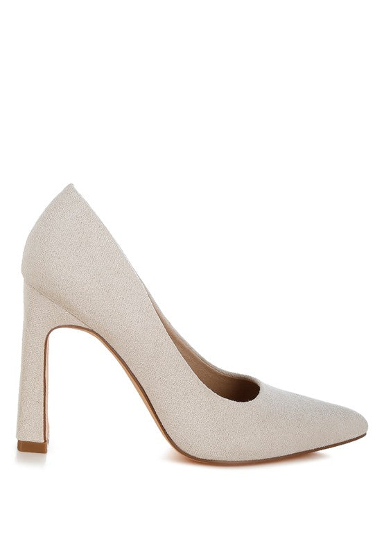 Uboa Slim Block Heel Pumps