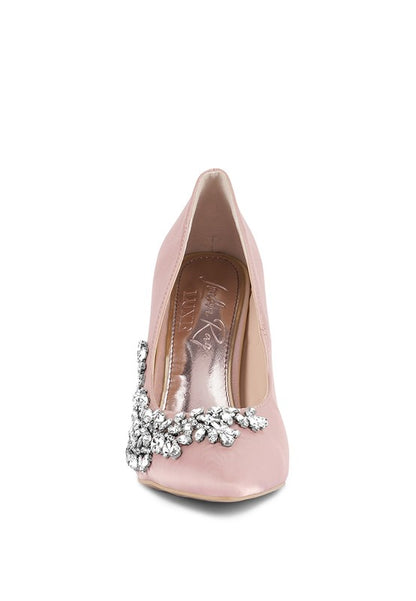Ashlyn Rhinestones Embellished Stiletto Pumps