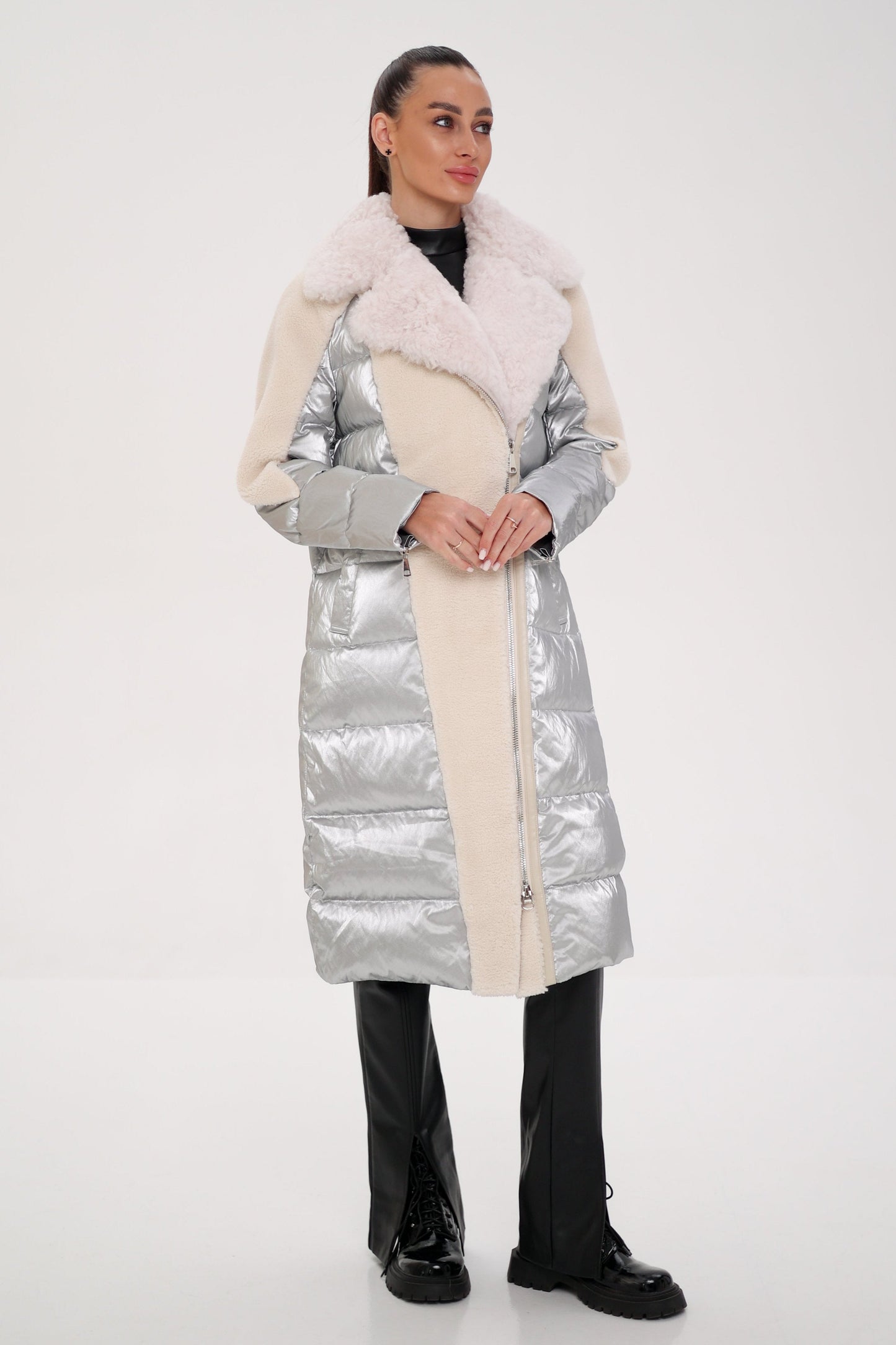 Kalgan Trim Down Long-line Coat