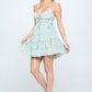 ONE & ONLY COLECTIVE Floral Ruffle Cami Mini Dress