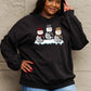 SIMPLY LOVE Full Size Snowmen Graphic Christmas Sweatshirt