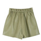 LILOU Vegan leather shorts