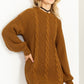 HYFVE Cable-Knit Ribbed Mini Sweater Dress