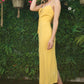 LILOU Casual Summer Tank Strap Dress with Back Split