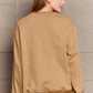 SIMPLY LOVE Full Size "SANTA'S FAVORITE" Round Neck Sweatshirt