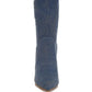 RAG & Co. Himkok Distressed Denim Mid-Calf Boots