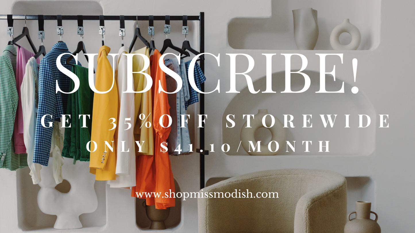 Our LUX $41.10/Monthly Fashion Membership Plan/ US + European Brands
