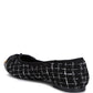 Junpey Plaid Tweed Ballet Flats