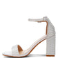 RAG & Co. Klebba Pearls Embellished Satin Sandals