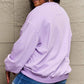 SIMPLY LOVE Full Size "TRICK OR TREAT" Graphic Sweatshirt