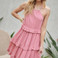 DAVI & DANI Casual Ruffle Sleeveless Mini Summer Dress
