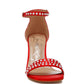 RAG & Co. Klebba Pearls Embellished Satin Sandals