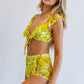 DAVI & DANI 2 Piece Floral Swimwear Set