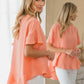 SEW IN LOVE Round Neck Ruffled Top